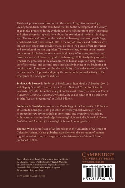 Produktbild: Cognitive Archaeology and Human Evolution