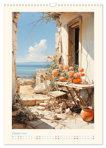 Produktbild: Bella Italia (Wandkalender 2026 DIN A3 hoch), CALVENDO Monatskalender