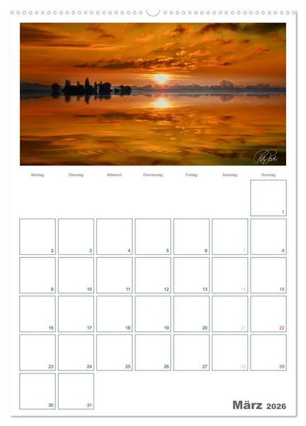 Produktbild: Am Steinhuder Meer / Planer (hochwertiger Premium Wandkalender 2026 DIN A2 hoch), Kunstdruck in Hochglanz