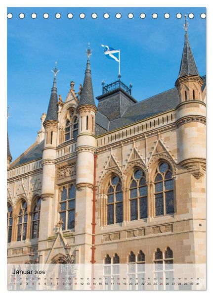 Produktbild: Schottland -Schottische Highlands (Tischkalender 2026 DIN A5 hoch), CALVENDO Monatskalender