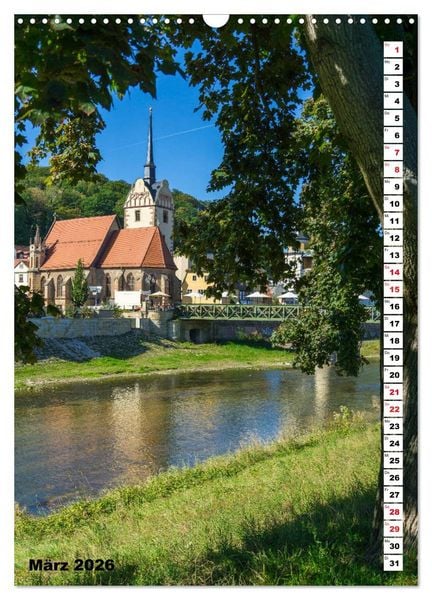 Produktbild: Gera - Stadt an der wei&szlig;en Elster (Wandkalender 2026 DIN A3 hoch), CALVENDO Monatskalender
