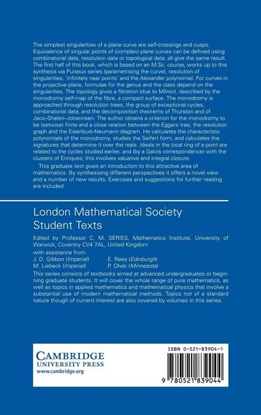 Produktbild: Singular Points of Plane Curves