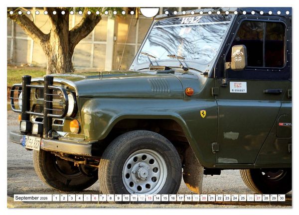 Produktbild: Sowjet-Legende - Der Gel&auml;ndewagen UAZ-469 in Kuba (Wandkalender 2026 DIN A4 quer), CALVENDO Monatskalender