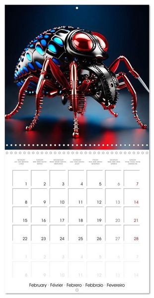 Produktbild: Mechanical Insects (Wall Calendar 2027 12 &times; 12 Inch) CALVENDO 12 Month Wall Calendar