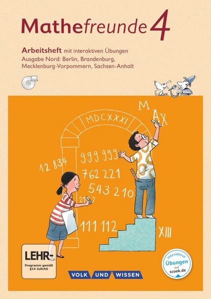 Mathefreunde - Ausgabe Nord 2015 - 4. Schuljahr, Taschenbuch von Birgit Schlabitz , Edmund Wallis , Ursula Kluge , Isabel Miedtke , Kathrin Fiedler,