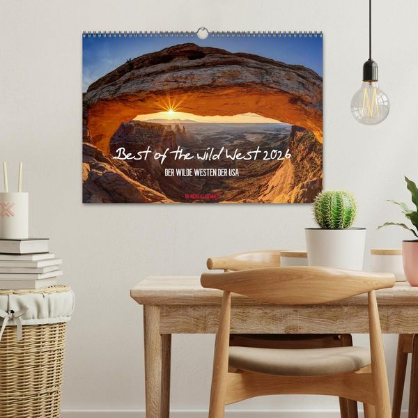 Produktbild: Best of the wild West 2026 (Wandkalender 2026 DIN A3 quer), CALVENDO Monatskalender