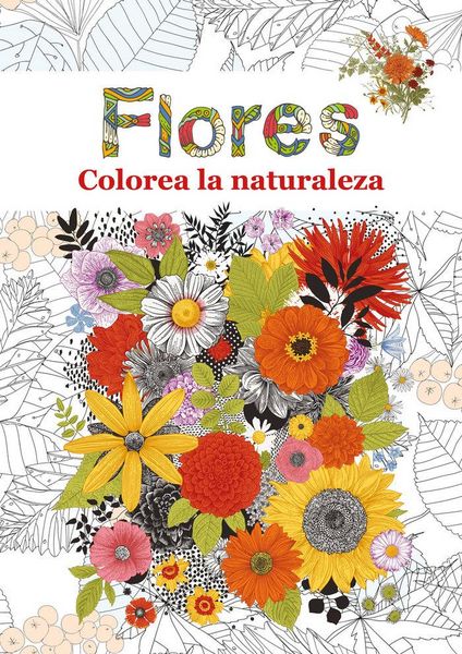 Produktbild: Flores : colorea la naturaleza