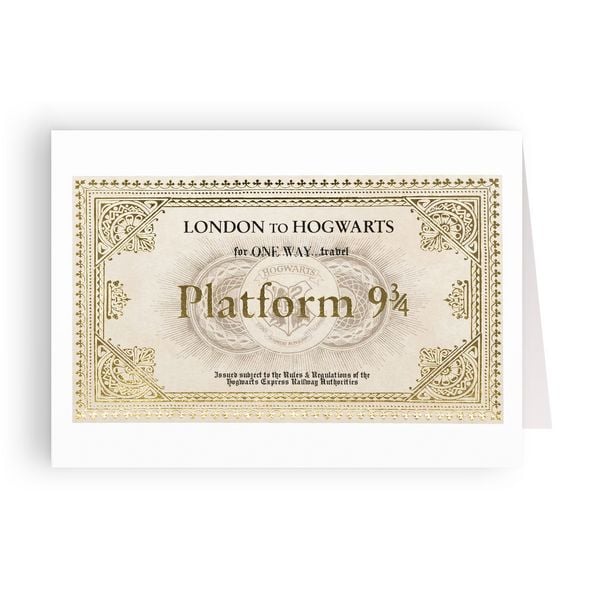 Produktbild: Hogwarts Express&trade; Ticket-Gru&szlig;karte