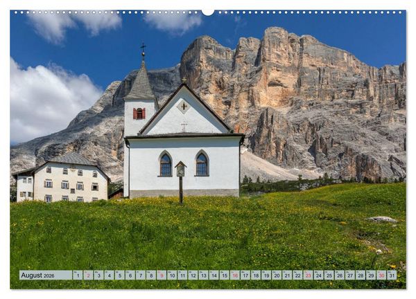 Produktbild: Dolomiten, Alpenparadies im Norden Italiens (Wandkalender 2026 DIN A2 quer), CALVENDO Monatskalender