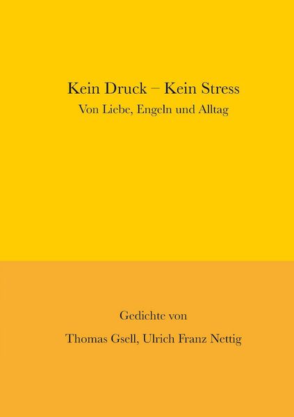 Produktbild: Kein Druck - Kein Stress