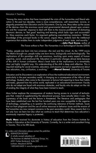 Produktbild: Education and Its Discontents