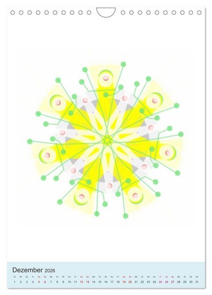 Produktbild: Transluzent-Mandalas (Wandkalender 2026 DIN A4 hoch), CALVENDO Monatskalender