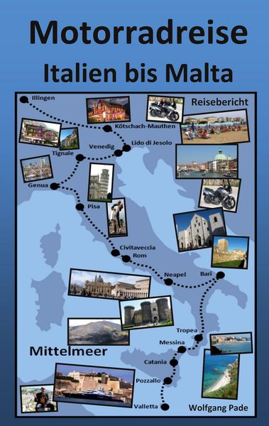 Produktbild: Motorradreise Italien bis Malta
