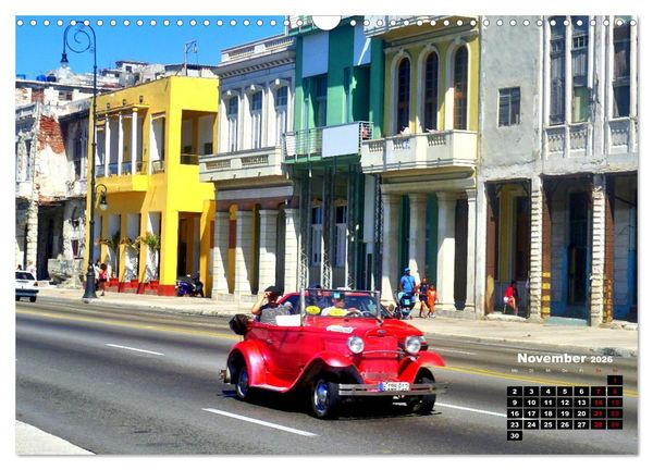 Produktbild: Pink Lady - Ford Modell A in Havanna (Wandkalender 2026 DIN A3 quer), CALVENDO Monatskalender