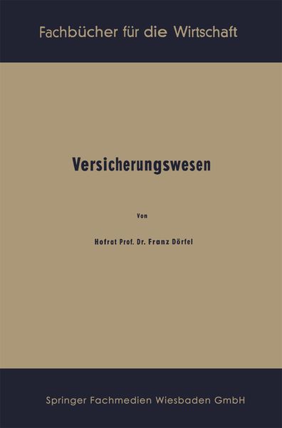 Produktbild: Versicherungswesen
