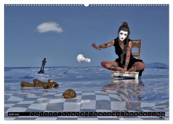 Produktbild: Theater paradox (hochwertiger Premium Wandkalender 2026 DIN A2 quer), Kunstdruck in Hochglanz