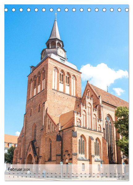 Produktbild: Historisches G&uuml;strow (Tischkalender 2026 DIN A5 hoch), CALVENDO Monatskalender
