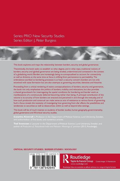 Produktbild: Governing Borders and Security