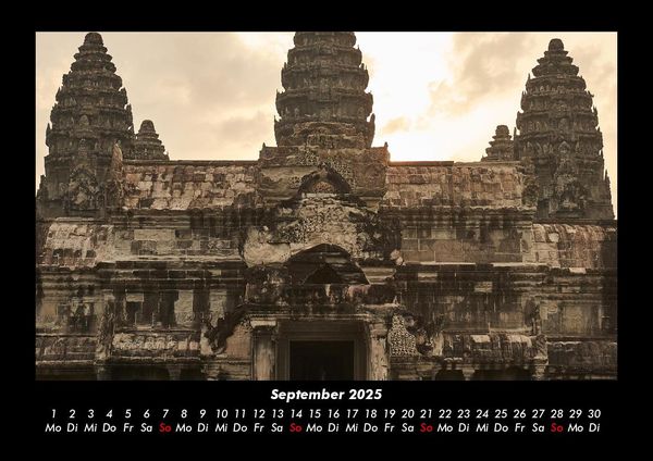 Produktbild: Tempel 2025 Fotokalender DIN A3