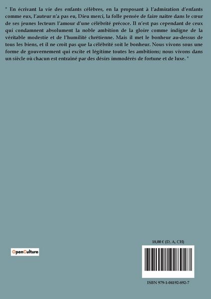 Produktbild: Vies des enfants c&eacute;l&egrave;bres de tous les temps et de tous les pays
