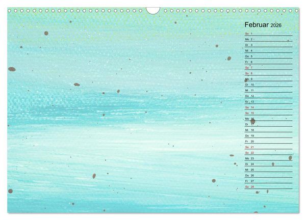 Produktbild: Pastellbunter DIY-Bastelkalender (Wandkalender 2026 DIN A3 quer), CALVENDO Monatskalender