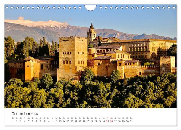 Produktbild: Spanien - ein Land zum Verlieben. (Wandkalender 2026 DIN A4 quer), CALVENDO Monatskalender