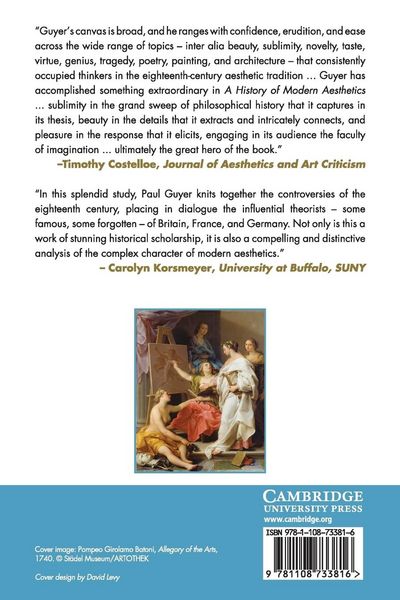 Produktbild: A History of Modern Aesthetics