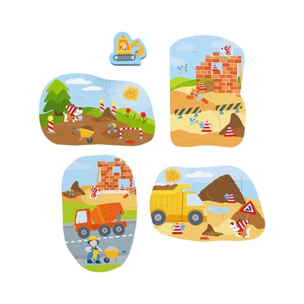 Produktbild: 4 erste Puzzles Baustelle