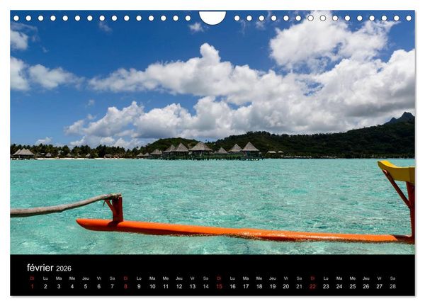 Produktbild: Polyn&eacute;sie fran&ccedil;aise - Magie des &icirc;les (Calendrier mural 2026 DIN A4 vertical), CALVENDO calendrier mensuel