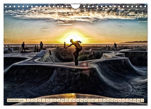 Produktbild: Skateboarding, so cool (Wandkalender 2026 DIN A4 quer), CALVENDO Monatskalender