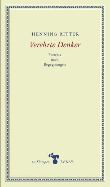 Produktbild: Verehrte Denker