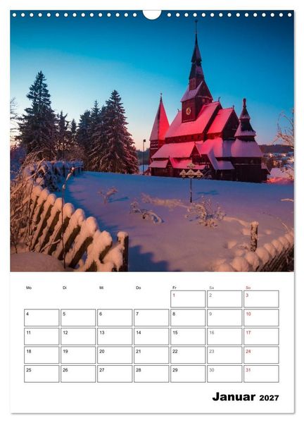 Produktbild: Traumhaftes Deutschland - Idyllische Ansichten (Wandkalender 2027 DIN A3 hoch), CALVENDO Monatskalender