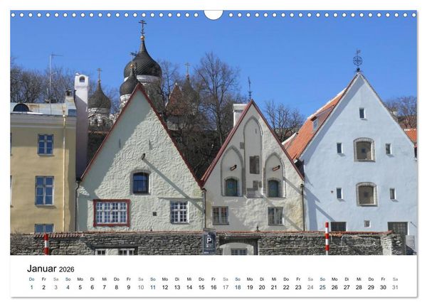 Produktbild: Tallinn (Wandkalender 2026 DIN A3 quer), CALVENDO Monatskalender