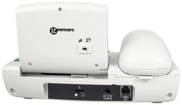 Produktbild: Geemarc Pack SERENTIES Schnurgebundenes Seniorentelefon Fallband-Sensor Beleuchtetes Display Wei&szlig;