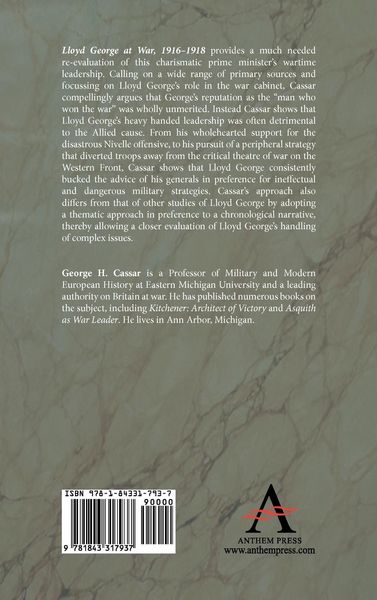 Produktbild: Lloyd George at War, 1916-1918