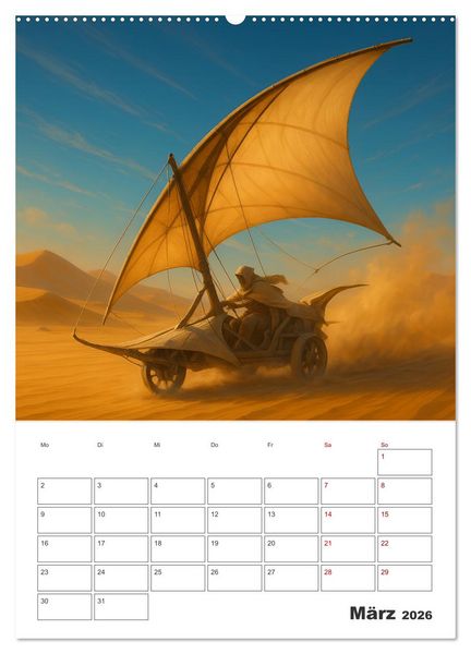 Produktbild: Im Reich des Windes (hochwertiger Premium Wandkalender 2026 DIN A2 hoch), Kunstdruck in Hochglanz