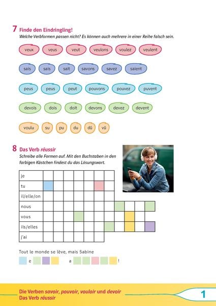 Produktbild: D&eacute;couvertes 3 Bayern (ab 2017) &Uuml;bungsblock zum Schulbuch, 3. Lernjahr