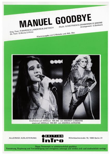 Produktbild: Manuel Goodbye