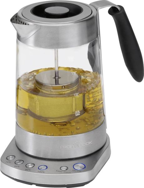 Profi Cook PC-WKS 1020G Kaffee-/Teemaschine Edelstahl, Glasklar