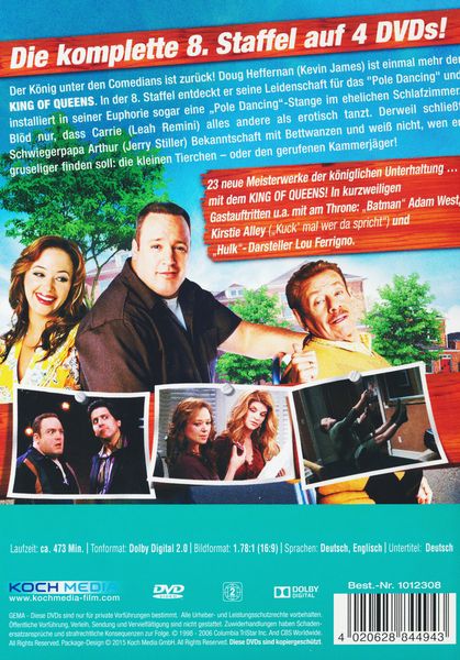 Produktbild: The King of Queens - Season 8 - Remastered [4 DVDs]