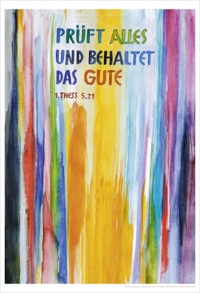 Jahreslosung Felger 2025, Kunstdruck 63 x 92 cm