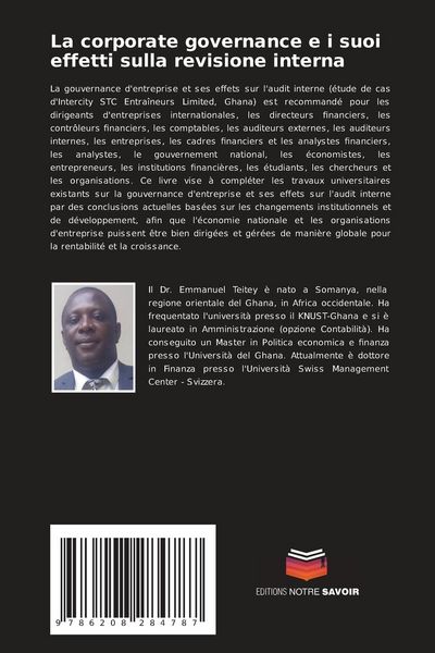 Produktbild: La corporate governance e i suoi effetti sulla revisione interna