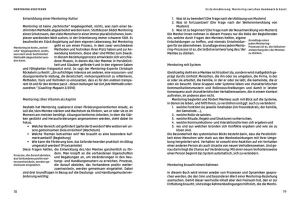 Produktbild: Mentoring - Das Praxisbuch