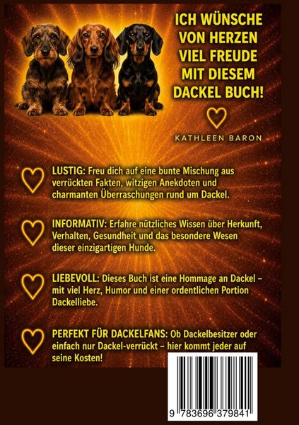 Produktbild: Buch Unn&uuml;tzes Wissen &uuml;ber Dackel, Dackel Dich Gl&uuml;cklich! Alle Fakten, Fun Facts & Wahrheiten &uuml;ber Dackel, Welpen Erstausstattung