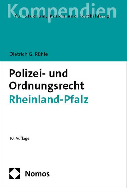 Produktbild: Polizei- und Ordnungsrecht Rheinland-Pfalz