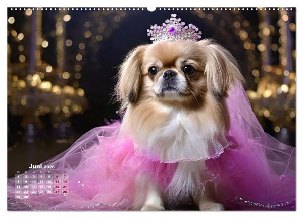 Produktbild: Kleine Hunde - Gro&szlig;e Diven (Wandkalender 2026 DIN A2 quer), CALVENDO Monatskalender