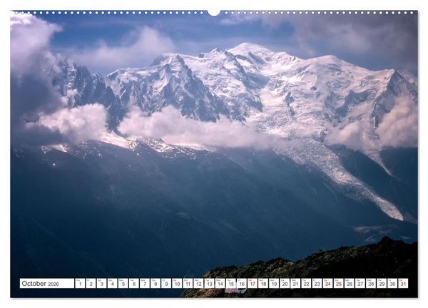 Produktbild: A trip to the roof of Europe. The Mont-Blanc massiv (High Quality Premium Wall Calendar 2026 DIN A2 landscape),CALVENDO 12 Month Wall Calendar