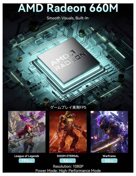 Produktbild: GMKtec Mini PC G3S-2 Intel&reg; Processor N95 16+512GB Intel&reg; Processor N95 3.4GHz 16GB RAM 512GB SSD Intel UHD Graphics Win 11 Pro G