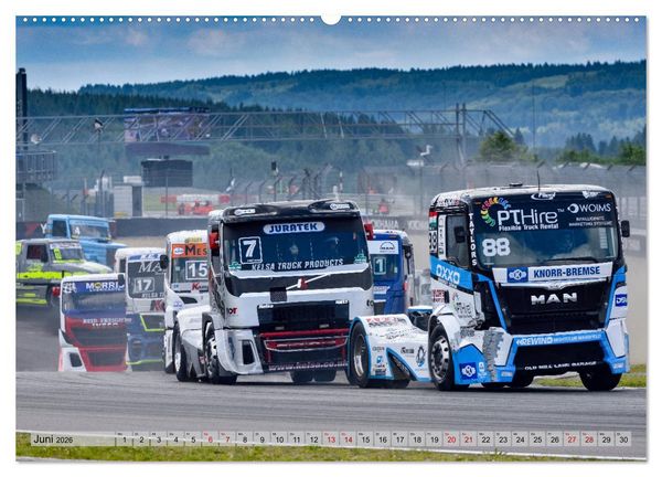 Produktbild: Best of TRUCK RACING (Wandkalender 2026 DIN A2 quer), CALVENDO Monatskalender