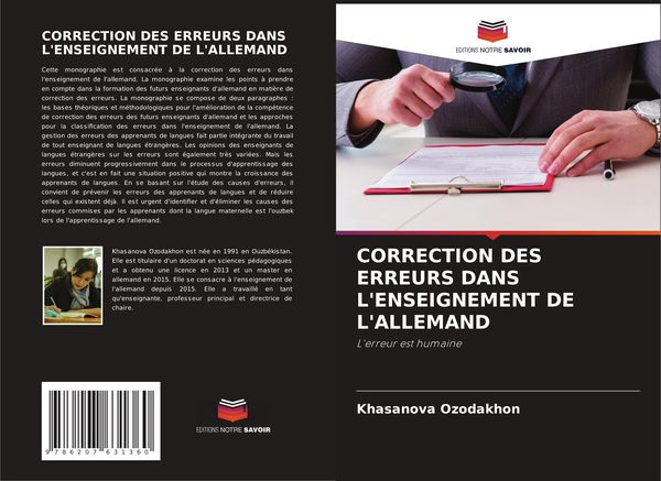 Produktbild: Correction des Erreurs Dans L'enseignement De L'allemand